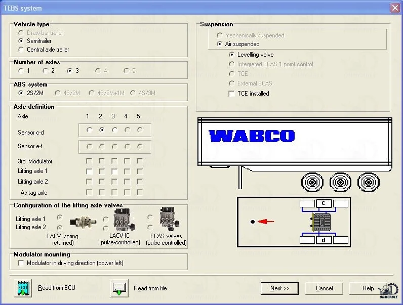 F110+ For WABCO Heavy Duty DIAGNOSTIC KIT (WDI)WABCO And Truck Scanner For WABCO Diagnostic Scanner