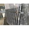 Buy cheap Customized Black Zinc Steel Metal Garrison Fence Panels Maintenance Free from wholesalers