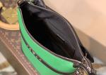Small Genunie Black Printing Linning 25cm Cowhide Bucket Bag Handhold