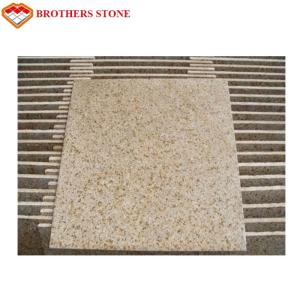 Buy cheap G682 Rusty Yellow Granite Stone Slabs , G682 Sunset Gold Granite Fashionable Appearance from wholesalers