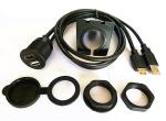 Precision USB Extension Cable / USB Aux Cord Mini HDMI Car Dash Mount Cable