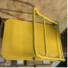 Buy cheap Yellow 900x600mm Steel Foldable Platform Trolley Four Wheel For Warehouses from wholesalers