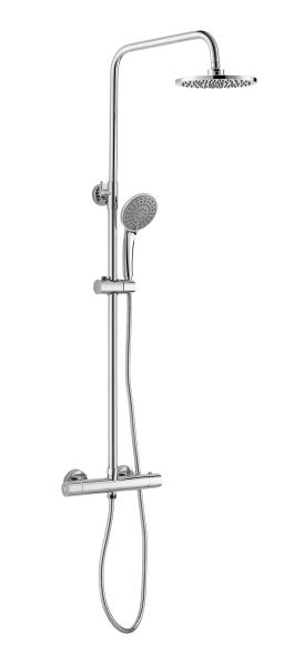 Buy cheap Bathroom 38 Degree water Thermostatic Shower Column Set Dual Handle from wholesalers