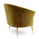Dubai hot sale gold luxury velvet fabric stainless steel leg accent chair for