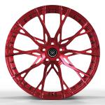 VOYAH FREE 20x8.5 Polished Red 1 Piece Forged Wheels