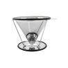 Buy cheap Portable 304 Stainless Steel Coffee Filter Cone Pour Over Coffee Metal Filter from wholesalers