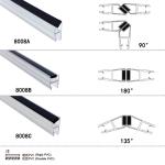 Good resilience Shower Door Magnetic Strip PVC Waterproof Seals For 8mm Glass