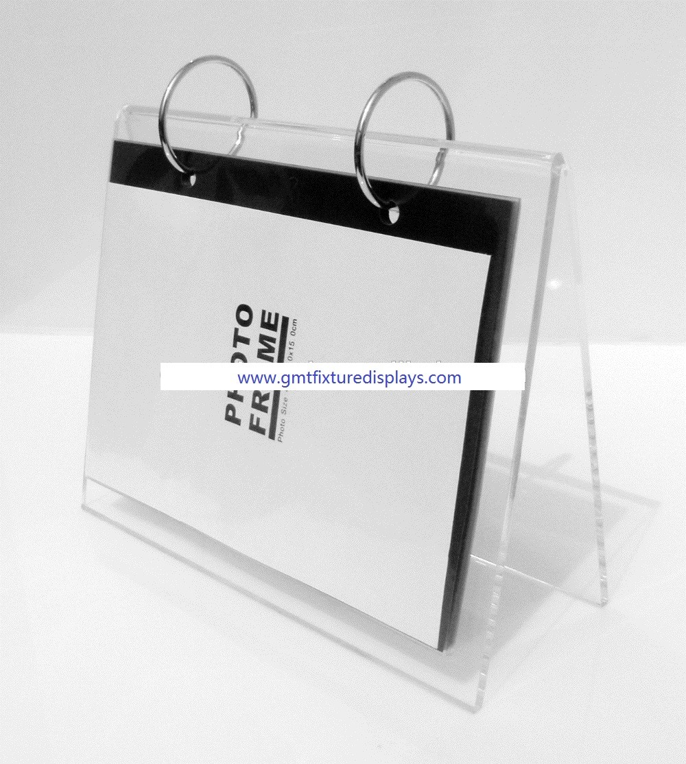 6 Inch Desktop Calendar Stand Acrylic Perspex Calendar for Office Table