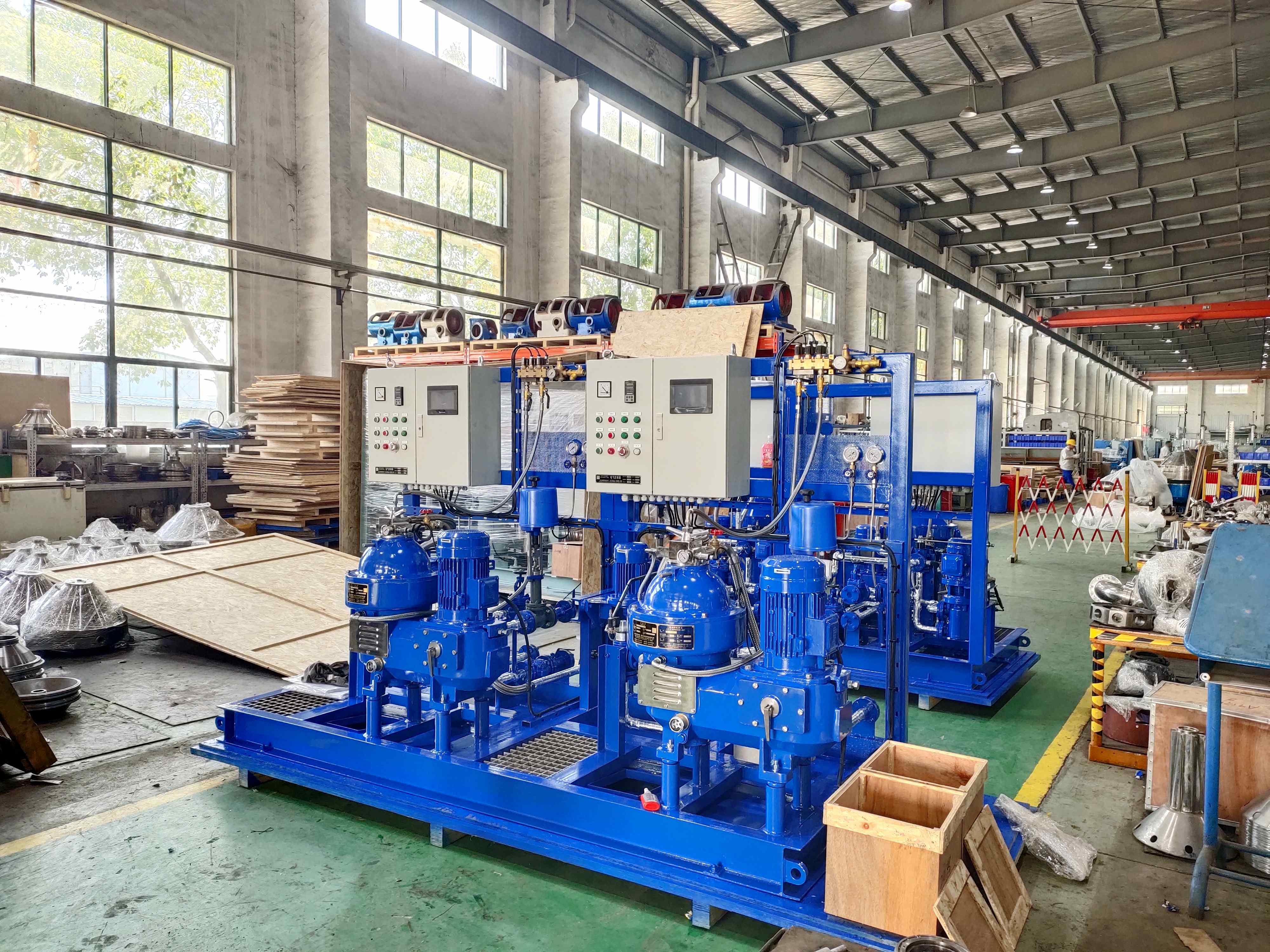 High Efficiency Automatic Disc Stack Centrifuges Mineral Oil Disc Separator