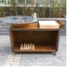 Buy cheap 1330mm Corten Steel BBQ Grill CE Wood Burning Bbq Grill Camping from wholesalers