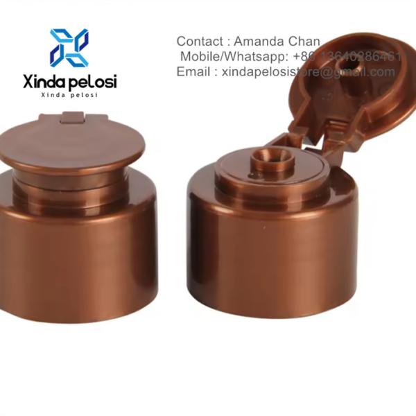 Buy cheap Custom Screw Cap Plastic Lids Cosmetic Plastic Flip Top Cap from wholesalers