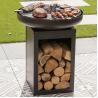 Buy cheap Corten Steel Charcoal Home Barbeque Grill Backyard Fireplace from wholesalers