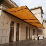 Outside WaterProof Full Cassette Awning Sunshade Outdoor Retractable Motorized