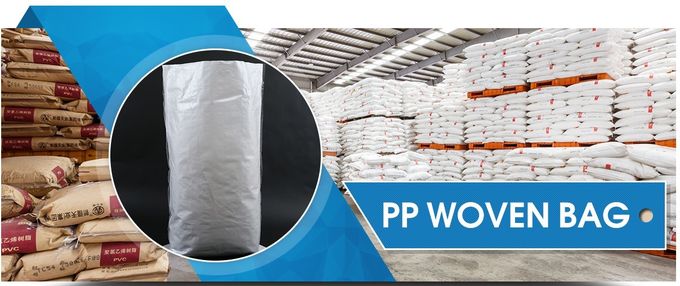 Hemmed Top PP Woven Bags Color Customized For Packing Flour Cocoa Coffee Bean