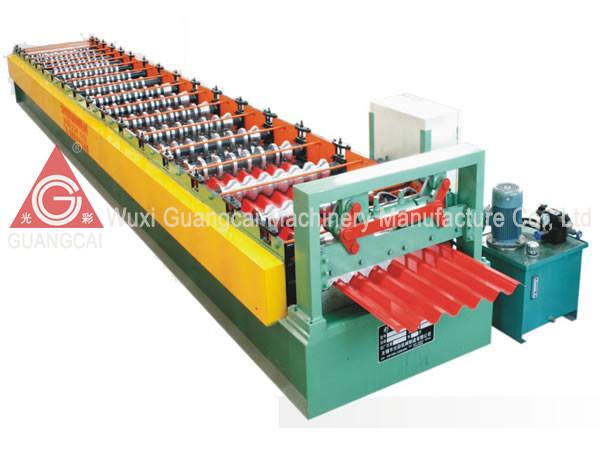 Buy cheap Steel Cold Roll Forming Machine / Sheet Metal Roof Tile Roll Forming Machine from wholesalers