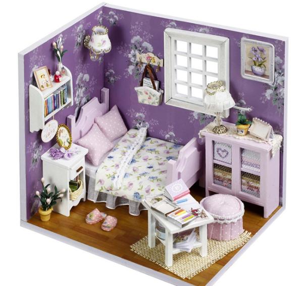 Buy cheap Dollhouse, DIY Lights House, Wooden Model, Education Romantic Full House, building model from wholesalers