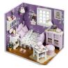 Buy cheap Dollhouse, DIY Lights House, Wooden Model, Education Romantic Full House, building model from wholesalers
