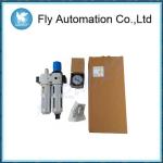 High Flow Rate Air Compressor Pressure Regulator Frl Unit Pressure 1 - 16 Bar