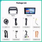 Kia SORENTO 2013-2014 Car Navigation DVD Player with Black Frame Wiring Harness