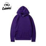 Heavyweight Felpa Plain Sky Blue Hoodie Bluza Organic Cotton Pull Over Hooded
