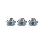 ZP YZ Black / Gray Phosphated Plated Steel T Nuts With 4 Prongs