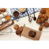 Buy cheap Bakery Bags with Window Brown Tin Tie Tab Lock Bags Kraft Paper Bags for Cookies, Coffee from wholesalers