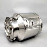 SUS201 20L Stainless Steel Milk Can 0.8mm Thickness Steel Buckets With Lid