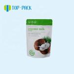 Matte Finish Food Packaging Pouches Foil Coconut Milk Powder Packaging Bag