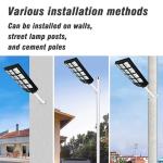 Solar Powered Led Street Lamp 200w 300w 400w Intelligent Courtyard Light