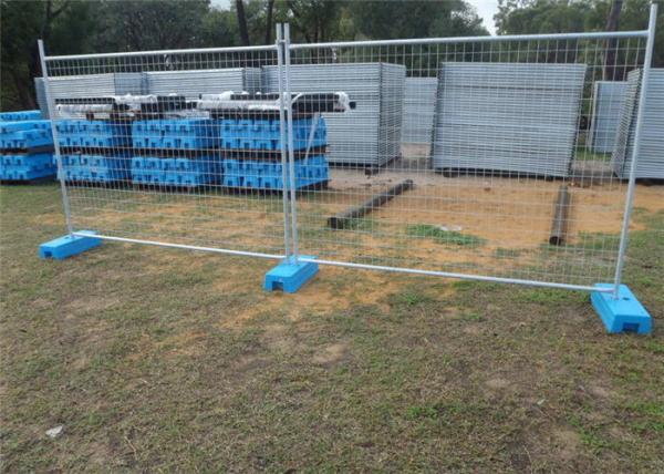 Buy cheap Anti - climb galvanized steel temporary metal fencing durable and removable from wholesalers