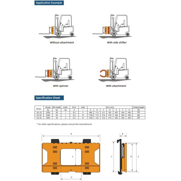 Cheap Weighing Indicator Forklift Scale Truck Scale