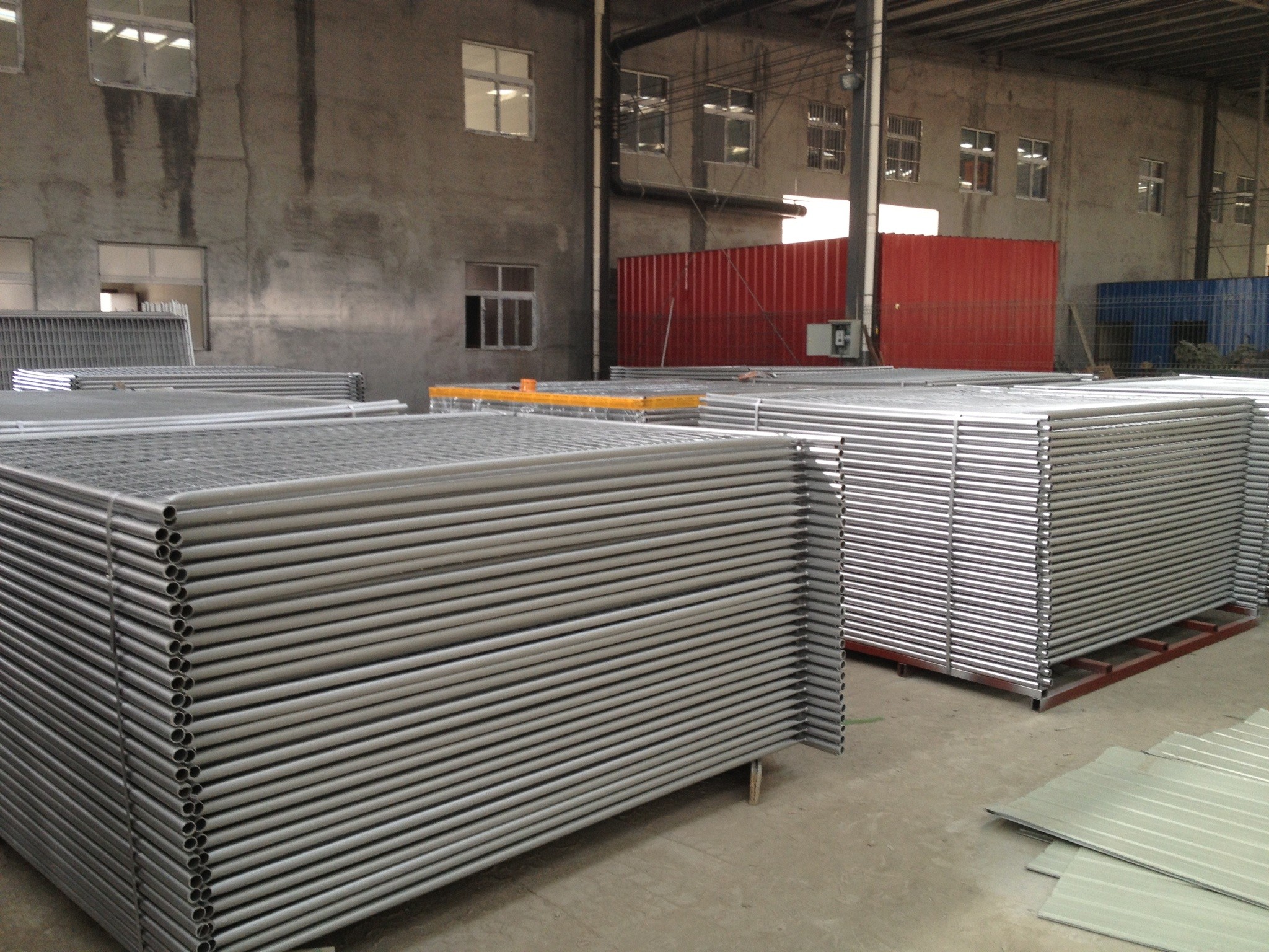 Heavy Duty HDG Temporary Fence Modular Chain Link Fence Panels Long Lifespan