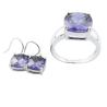 Buy cheap Rhodium Plated Sterling Silver Jewelry Set with Classic Style Detailing from wholesalers