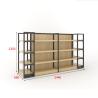 Buy cheap Wooden Cosmetics Display Shelf Powder Coating 1200mm 1500mm 1800mm Length from wholesalers