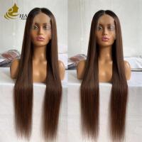 Buy cheap Average Size Human Hair Front Lace Wigs 14"-30" Hair Length Ready To Ship product