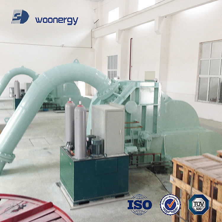 Voltage Water Turbine Generator with Custom Color Brushless Excitation Air/Water Cooling