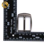 Fashion Silver 35mm Pin Belt Buckles Zinc Alloy With Long Using Time