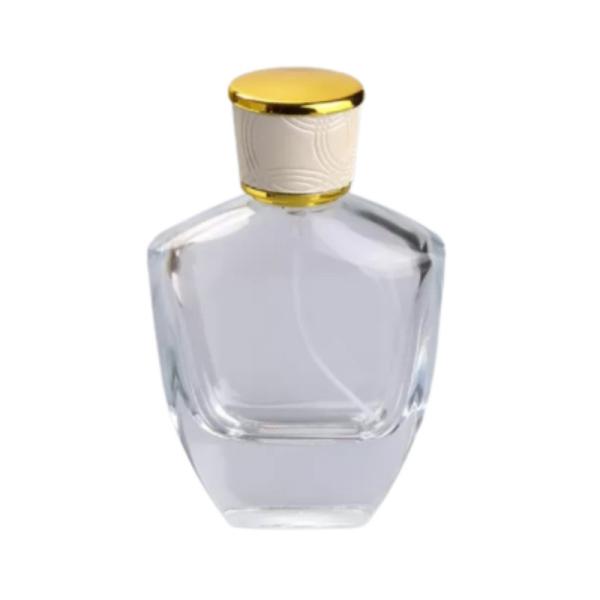 Buy cheap 30ml Clear Glass Perfume Bottles Golden And Silver Caps Customize Sprayer from wholesalers