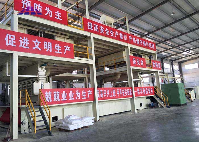 High Capacity SMS SMMS Non Woven Roll Making Machine 120gsm For Textile Industry