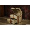 Buy cheap Home Storage Bedroom Leather Trunks Chests 1 Drawer Solid Wood Bar Decoration from wholesalers