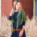 Lady's Crochet Knitted Shawl,Hand Knitted Shawl ,Women Poncho, Free Knitting