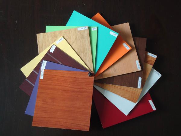 Buy cheap Excellent quality orange color melamine mdf from wholesalers