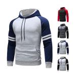 Sweatshirt Felpa Uomo Sublimation Male Logo Premium Cotton Contrasting Colors