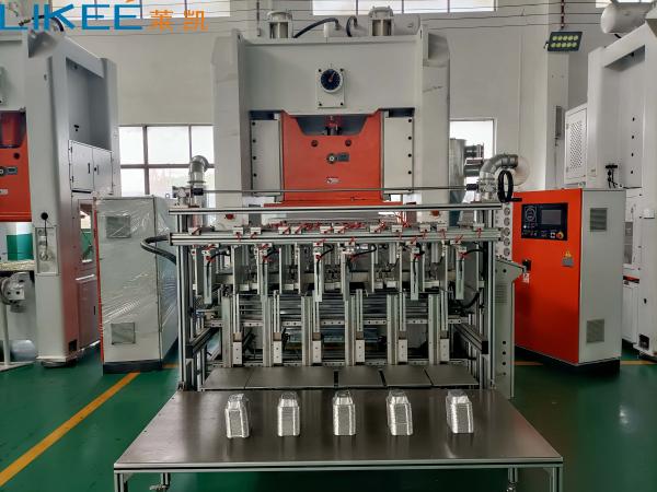 Buy cheap Fully Automatic 5 Cavities Aluminium Foil Food Container Making Machine from wholesalers