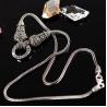 Buy cheap 925 Sterling Silver Wheat Chain Necklace Thai Vintage Marcasite Necklace (N111701) from wholesalers