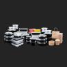 Buy cheap PP Disposable Packing Bento Box, Freezer Microwavable Plastic Container With Lid Eco Food Packaging Boxes Biodegradable from wholesalers
