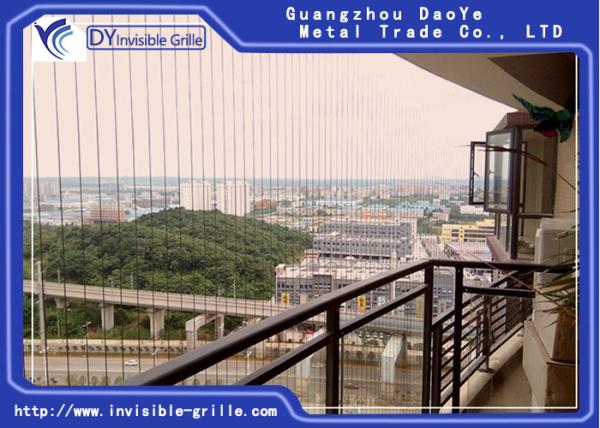 Buy cheap Invisible Metal Grill For Balcony 316 Grade Stainless Steel Material from wholesalers