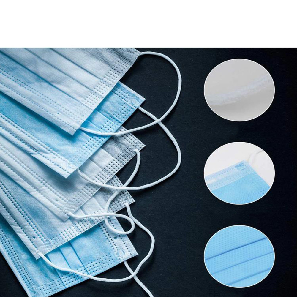 4ply Earloop Anti Pollution Disposable Surgical Face Mask With CE ISO Certification