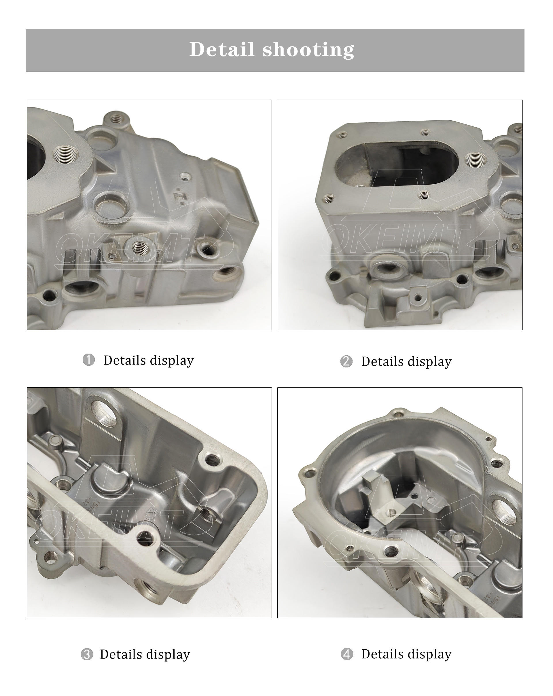 OKEIMT Excavator Engine Parts Diesel Pump Back Cover 6D16SK