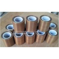 Buy cheap Heat Resistant 0.13mm RoHS High Density PTFE Tape , High Temperature Adhesive product